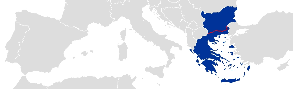 Greece Bulgaria Locator